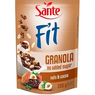 Sante fit granola pähkli-kakao, ilma lisatud suhkruta 300g
