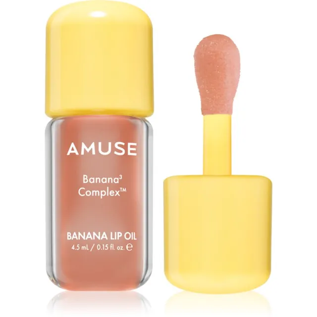 AMUSE Banana Lip Oil Banaaniõli huultele varjund 08 Soy Latte 4.5 ml