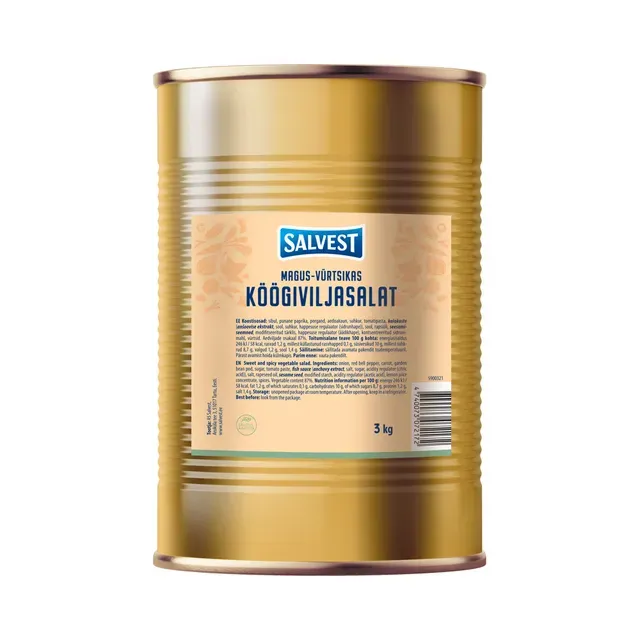 Magus-vürtsikas köögiviljasalat, SALVEST, 3 kg, ettetellimisel