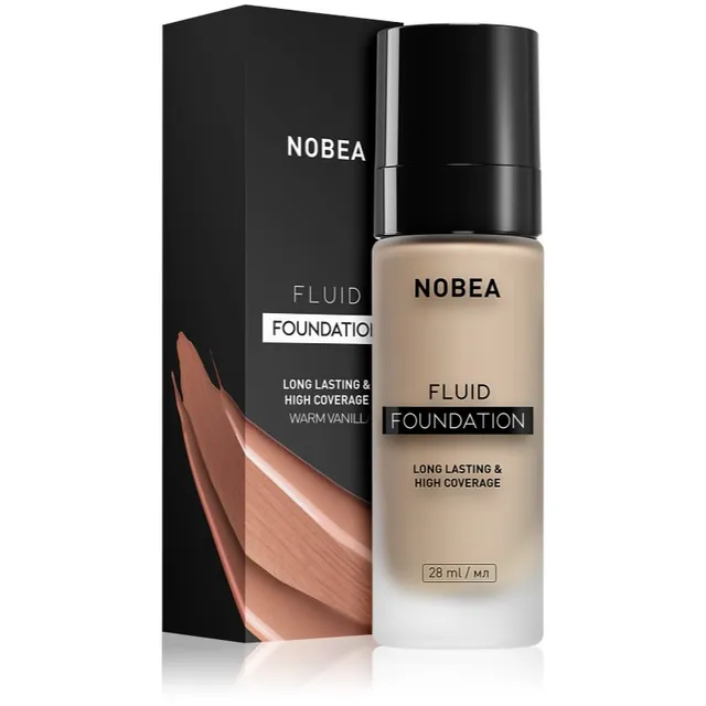 NOBEA Day-to-Day Fluid Foundation Kauapüsiv jumestuskreem varjund 04 Warm vanilla 28 ml