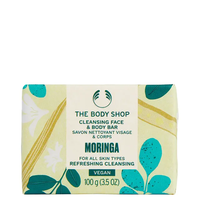 THE BODY SHOP Moringa Cleansing Face & Body Bar 100g