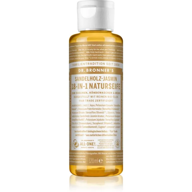 Dr. Bronner’s Sandalwood & Jasmine Universaalne vedelseep 120 ml