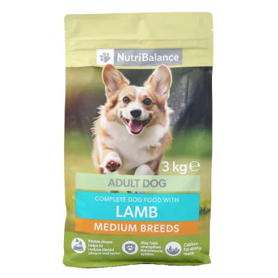 Kuiv täiss. koer. lambalih. Nutribalance 3kg