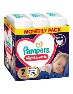 Pampers Night Pants püksmähkmed suurus 7 (70 tk)
