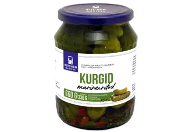 Marineeritud kurgid KITCHEN MASTERS 660g