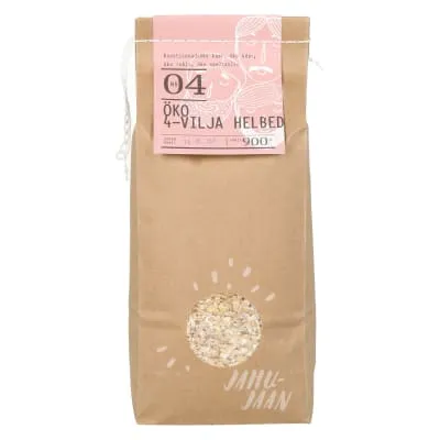 Öko 4-vilja helbed Jahu-Jaan 900g