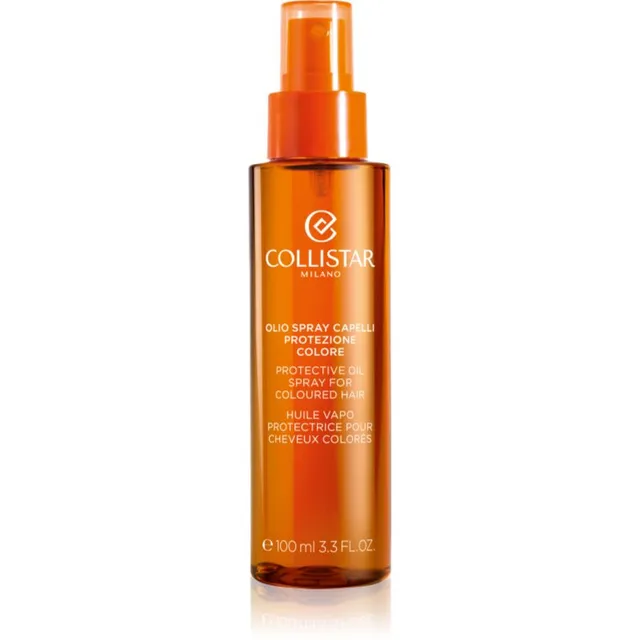 Collistar Sun Protective Oil Spray for Coloured Hair Kaitsev juukseõli värvitud juustele pihustiga 100 ml