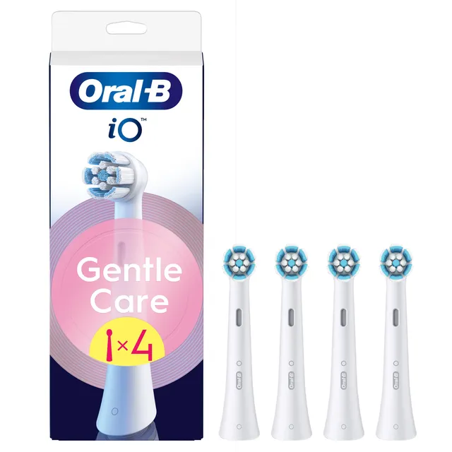 Oral-B iO Gentle Care Varuharjapead tundlikele igemetele White 4 tk