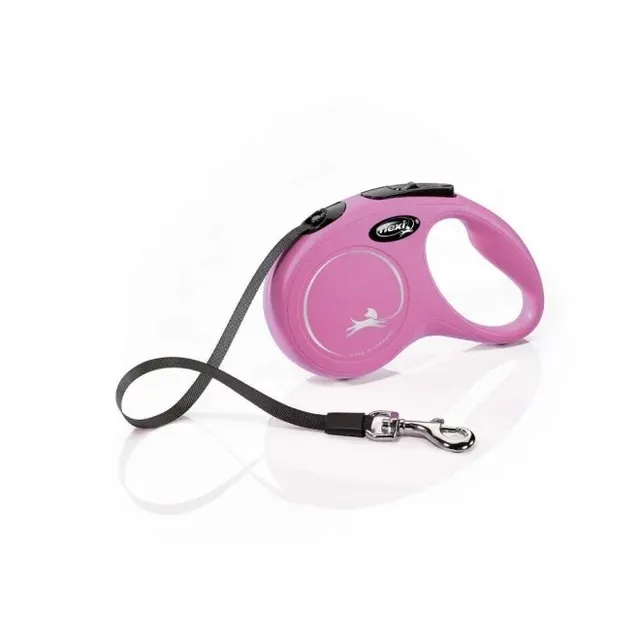 Flexi New Classic S lintrihm 5m/15kg roosa