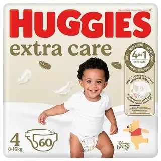 Mähkmed Extra Care 4 8-16kg, HUGGIES, 60tk