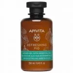 Apivita Refreshing Fig Shower Gel With Essential Oils dušigeel 250 ml