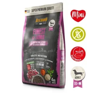 BELCANDO teraviljavaba kuivtoit koerale lambalihaga, kiirkastmega, väikeste graanulitega (FINEST GF LAMB)