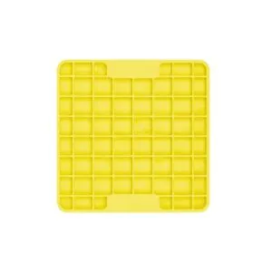 LickiMat® Mini Tuff Playdate Yellow lakumatt koertele