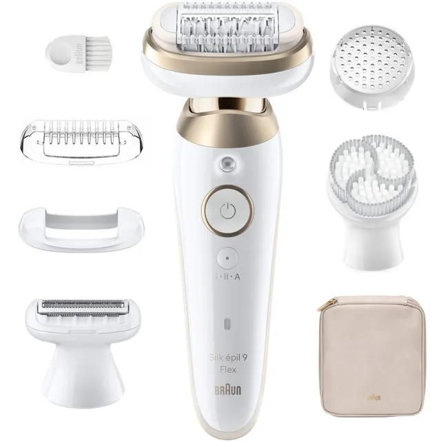 Braun Silk-épil 9 9-060 3D täielikult painduva peaga epilaator märjaks ja kuivaks raseerimiseks 1 tk