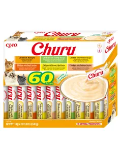 Inaba Cat Churu kreemjas kassimaius kanaga 60x14g (840g)
