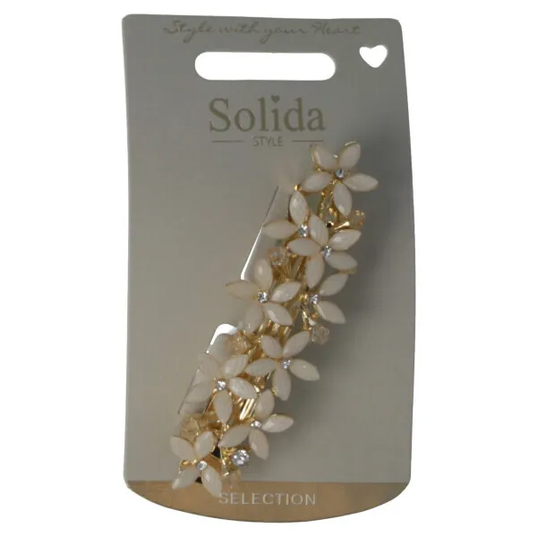 Solida 85653 juukseklamber lilledega
