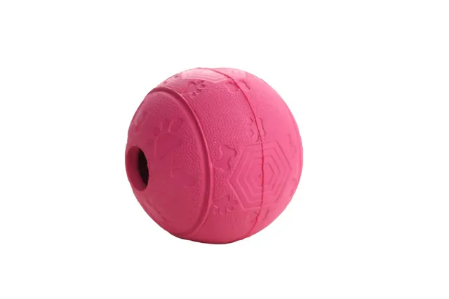 Little & Bigger koera mänguasi, Spin-a-Treat pall, 8 cm, roosa