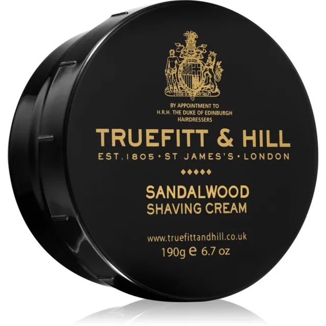 Truefitt & Hill Sandalwood Niisutav raseerimiskreem meestele 190 g