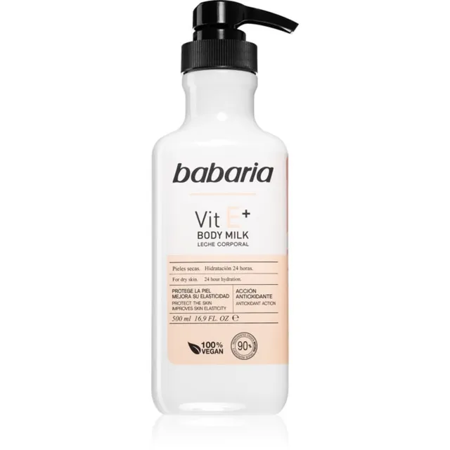 Babaria Vitamin E Niisutav kehapiim kuivale nahale 500 ml