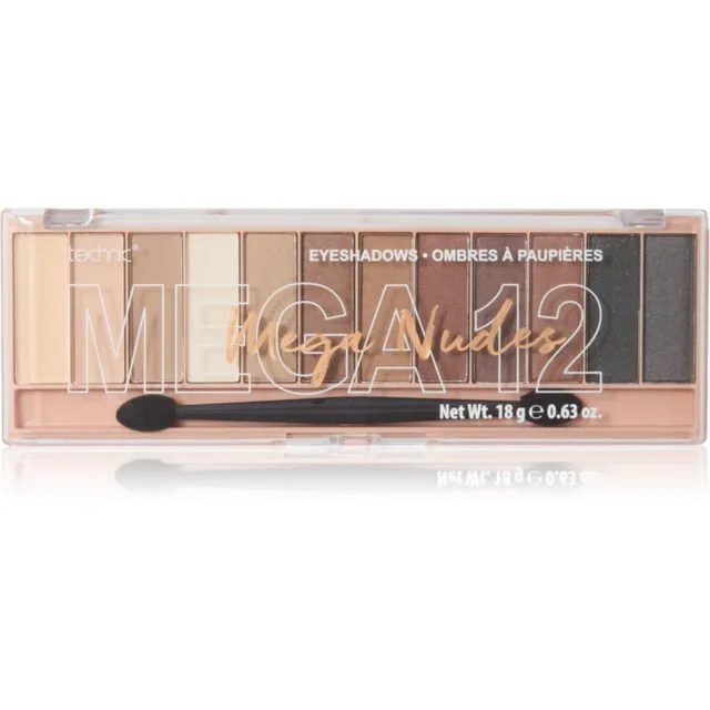 Technic Cosmetics Mega Eyeshadows Lauvärvipalett varjund Mega Nudes 18 g