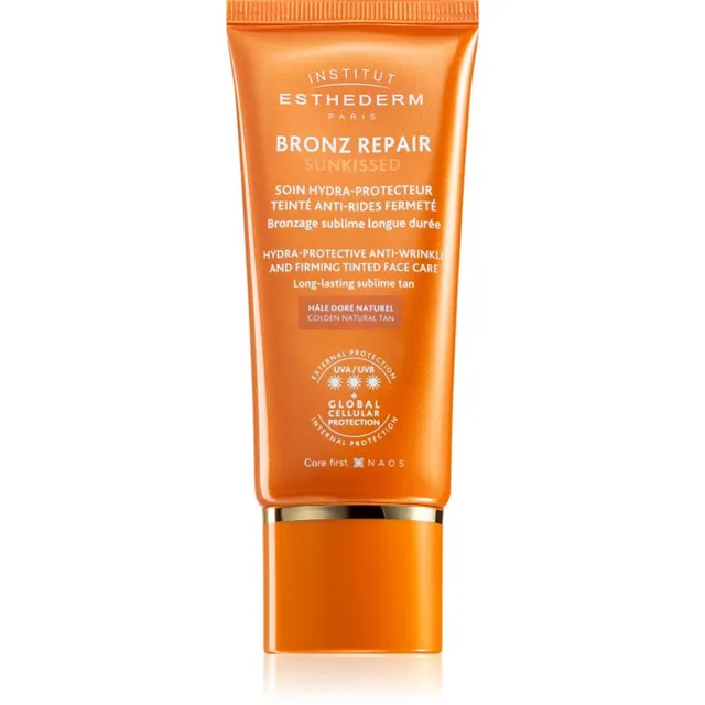 Institut Esthederm Bronz Repair Sunkissed Tooniv päevituskreem kortsudevastase toimega 50 ml