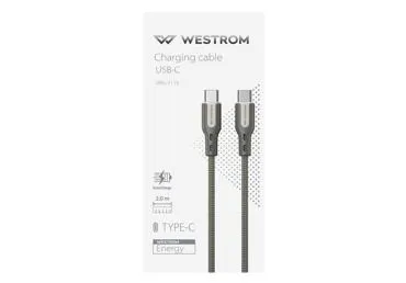 Kaabel WESTROM USB-C to Lightning, 2m
