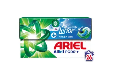 Pesukapslid ARIEL Fresh Air Lenor 26pk