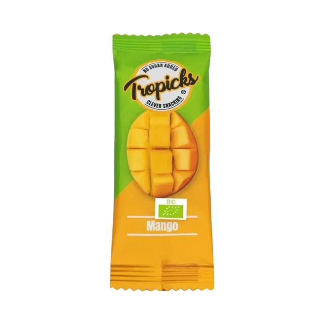 Kuivatatud mangopuuviljabatoon, TROPICKS, 20g