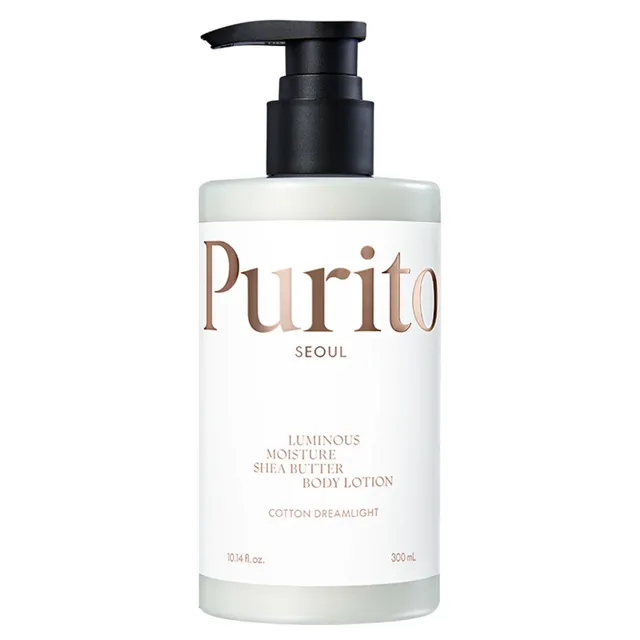 PURITO SEOUL Luminous Moisture Shea Butter Body Lotion Cotton Dreamlight 300ml