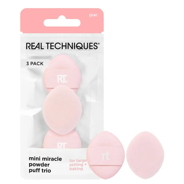 REAL TECHNIQUES Mini Miracle Powder Puff Trio