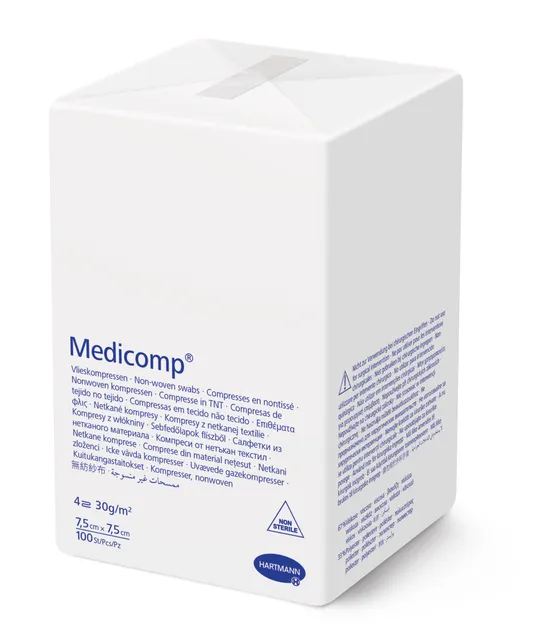MEDICOMP TAMPOONID MITTESTER 7,5X7,5CM N100