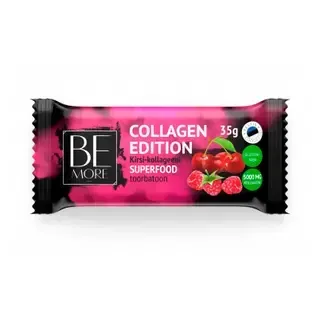 Be More Collagen Edition Kirsi-kollageeni superfood toorbatoon Be More 35g