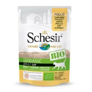 Schesir Bio kanaliha konserv kassidele 85g x 16tk