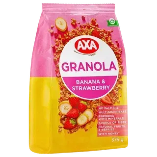 Axa müsli maasika ja banaaniga 375 g