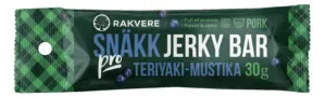 Rakvere SNÄKK Pro Teriyaki-Mustika Jerky Batoon 30g