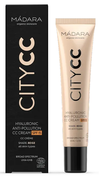 CITY Anti-Pollution CC Cream SPF15, roosa tooniga nahale.
