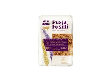 Täist.makar.durum Fusilli WELL DONE 500g