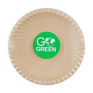 Go Green taldrikud 23cm 10tk suhkruroost
