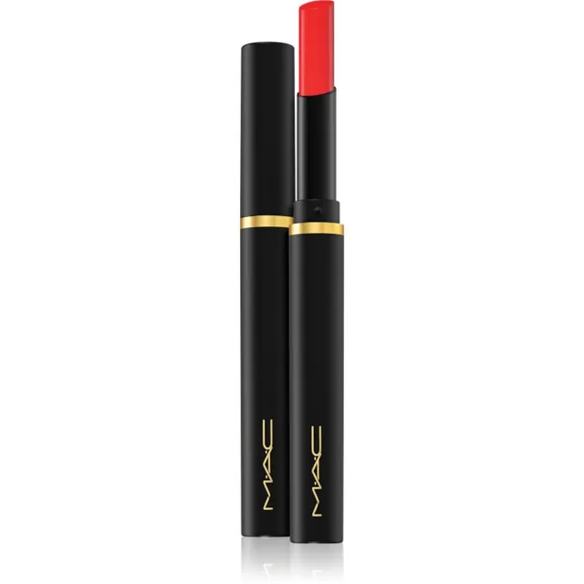 MAC Cosmetics Powder Kiss Velvet Blur Slim Stick Niisutav matt huulepulk varjund Ruby New 2 g