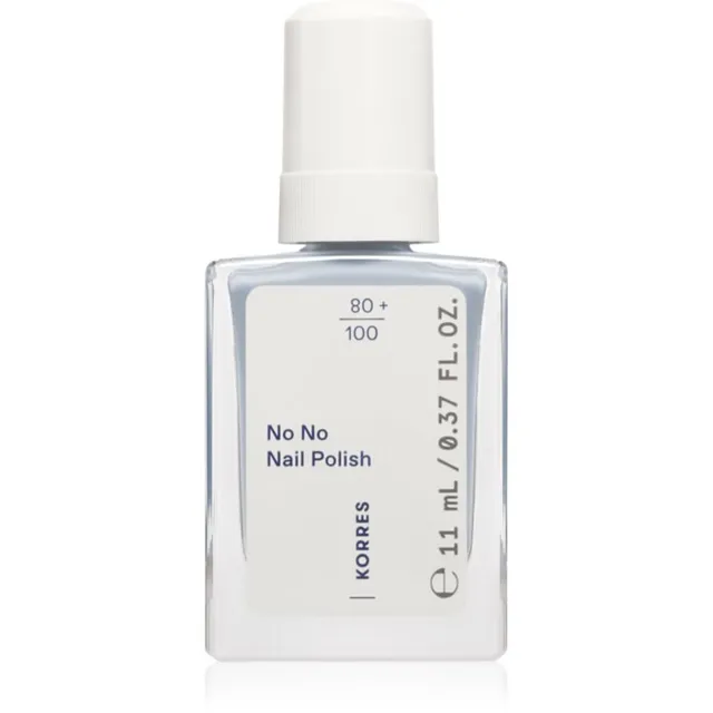 Korres No No Nail Polish Toitev küünelakk varjund 72 Pastel Blue 11 ml