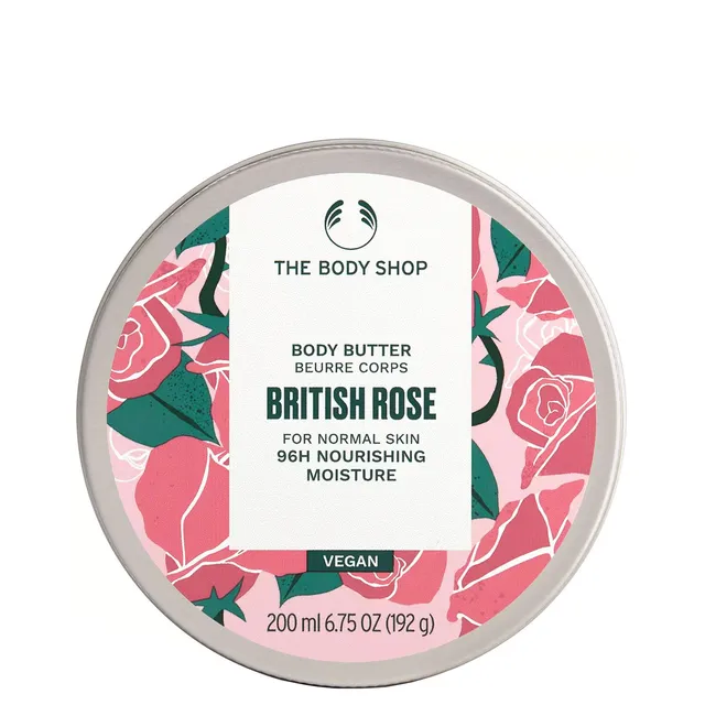 THE BODY SHOP British Rose 96H Moisture Body Butter 200ml
