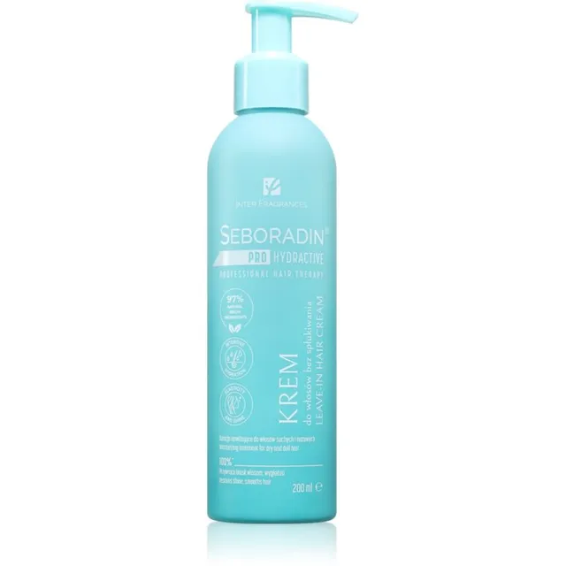 Seboradin PRO HYDRACTIVE Leave-In Hair Cream Juustesse jäetav kreem kuivadele juustele 200 ml