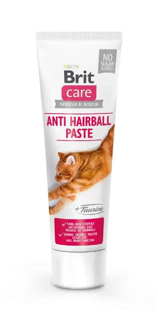 Brit Care karvapallivastane pasta kassidele tauriiniga, 100 ml