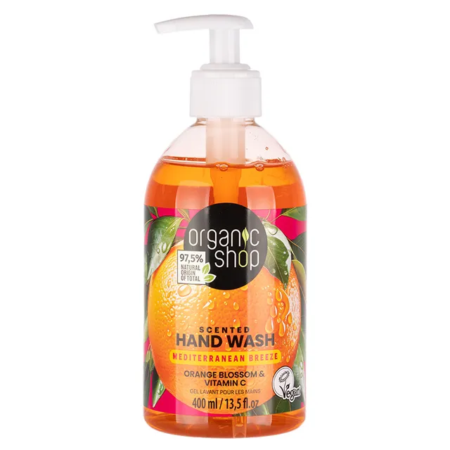 ORGANIC SHOP Mediterranean Breeze Scented Hand Wash 400ml