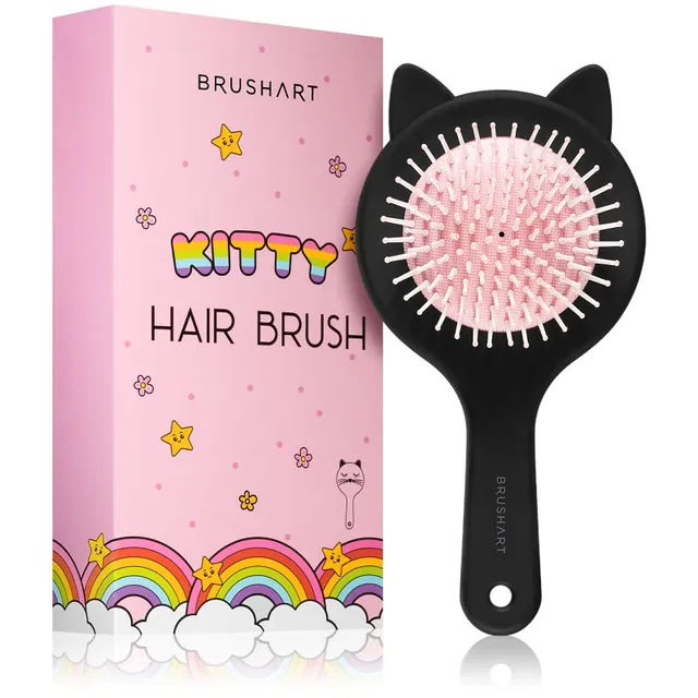 BrushArt KIDS Kitty hair brush Juuksehari lastele Kitty