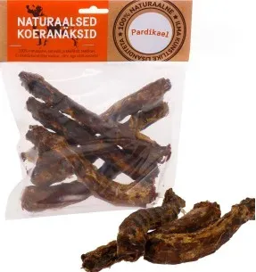 Pardi kaelad - naturaalsed koeranäksid, kuivatatud pardikaelad, maius koerale
