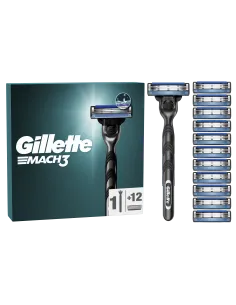 Gillette Mach3 raseerija + 12 vahetustera