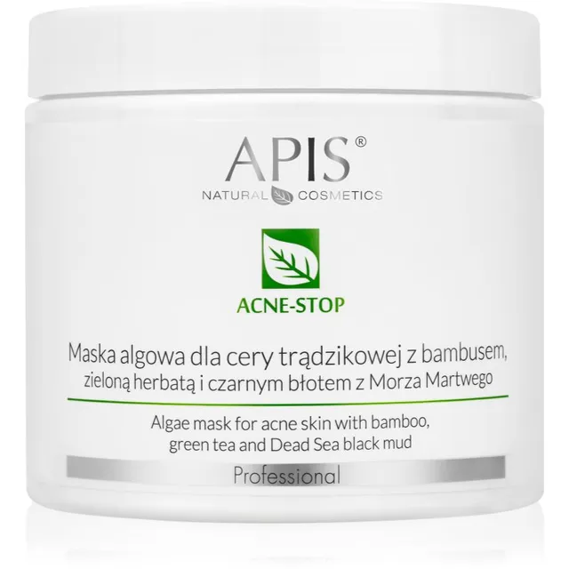 Apis Natural Cosmetics Acne-Stop Professional Puhastav ja siluv mask rasusele akne kalduvustega nahale 200 g
