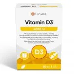 Livsane Vitamiin D pehmekapslid 4000IU N60