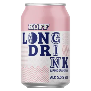 Koff Long Drink Pink Grapefruit muu alkohoolne jook 5,5%vol 330ml